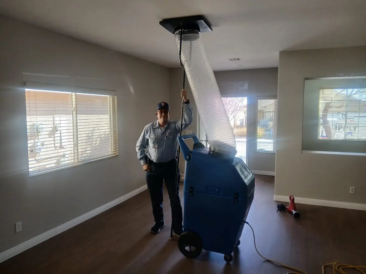 Professional Dryer Vent Cleaning work inside a Blackwell home